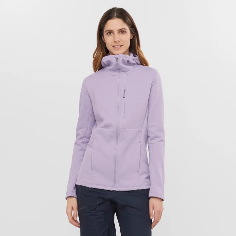 Lavender Salomon Essential Xwarm Women\'s Jackets | IE XA4708